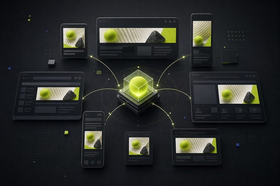 Display advertising creative layouts